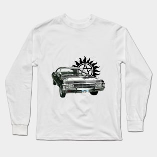 '67 Chevy Impala SUPERNATURAL Long Sleeve T-Shirt